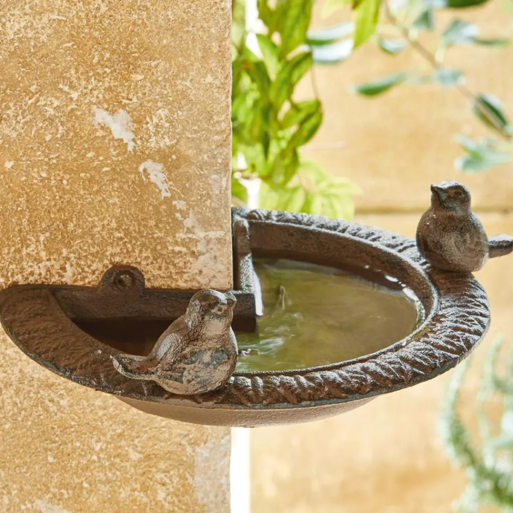LOBERON Décorations De Jardin*Abreuvoir pour oiseaux Laver