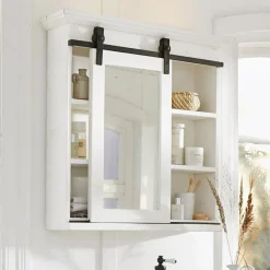 LOBERON Meubles Avec Miroir|Armoires Et Étagères*Armoire de toilette Dhunnan