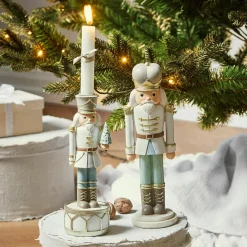LOBERON Figurines De Noël*Casse-noisettes décoratif avec bougeoir Ellicott
