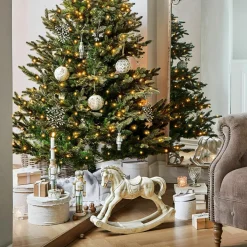 LOBERON Figurines De Noël*Casse-noisettes décoratif avec bougeoir Ellicott