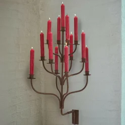 LOBERON Bougeoirs|Porte-Bougies*Chandelier mural Ferelina