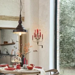 LOBERON Bougeoirs|Porte-Bougies*Chandelier mural Ferelina