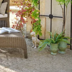 LOBERON Décorations De Jardin*Chien décoratif Albinor