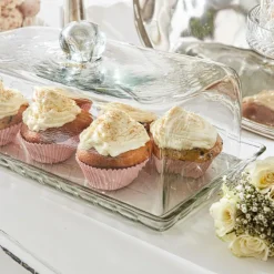 LOBERON Boîtes Et Cloches En Verre|Boîtes Et Cloches En Verre*Cloche en verre avec plateau Nelia