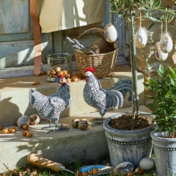 LOBERON Décorations De Jardin*Coq et poule Mannis