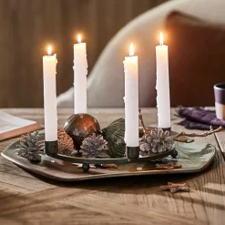 LOBERON Bougeoirs|Porte-Bougies*Couronne à bougies Nazeera