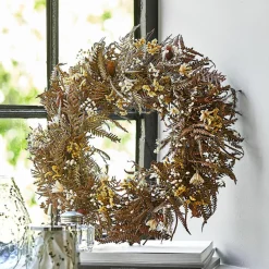 LOBERON Couronnes|Fleurs Séchées Et Artificielles*Couronne de fleurs séchées Evique