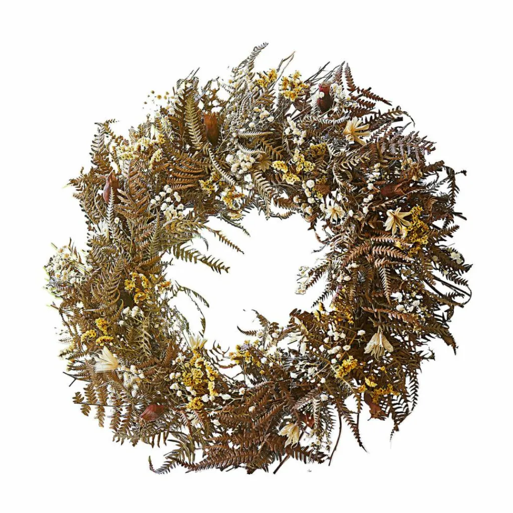 LOBERON Couronnes|Fleurs Séchées Et Artificielles*Couronne de fleurs séchées Evique