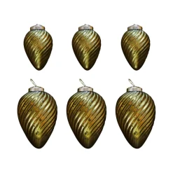 LOBERON Boules De Noël*Décorations de Noël, set de 6 Salema
