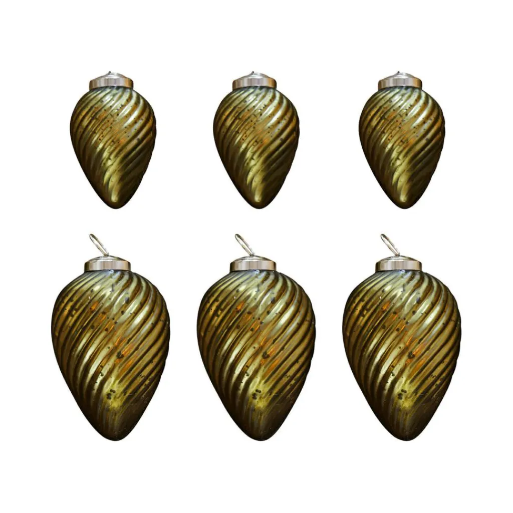 LOBERON Boules De Noël*Décorations de Noël, set de 6 Salema
