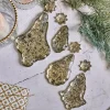 LOBERON Décorations Pour Le Sapin*Décorations de Noël, set de 4 Dolenza