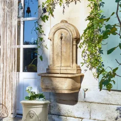 LOBERON Pot De Fleurs Fontaine|Étagères À Plantes*Fontaine murale Ivera