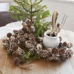 LOBERON Décorations De Table De Noël*Guirlande de pommes de pin Jacci