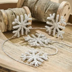 LOBERON Objets Décoratifs De Noël*Guirlande Snowflakes