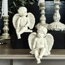 LOBERON Personnages|Décoration*Lot de 2 anges décoratifs Starlight