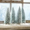 LOBERON Objets Décoratifs De Noël*Lot de 4 arbres décoratifs Landscape