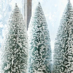 LOBERON Objets Décoratifs De Noël*Lot de 4 arbres décoratifs Landscape