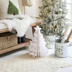 LOBERON Objets Décoratifs De Noël*Lot de 2 arbres décoratifs Amuré