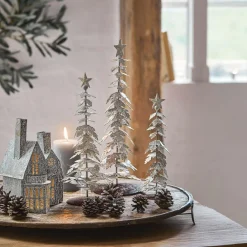 LOBERON Objets Décoratifs|Décoration*Lot de 3 arbres décoratifs Laruns