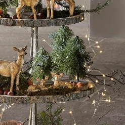 LOBERON Objets Décoratifs De Noël*Lot de 3 arbres Lonzac
