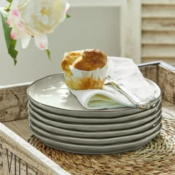 LOBERON Vaisselle|Vaisselle*Lot de 6 assiettes à dessert Biarré