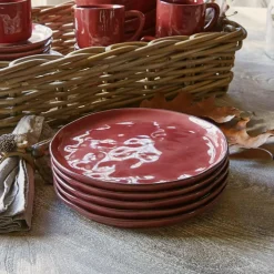 LOBERON Vaisselle|Vaisselle*Lot de 6 assiettes à dessert Biarré