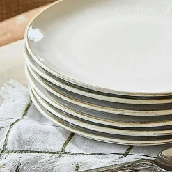 LOBERON Vaisselle|Vaisselle*Lot de 6 assiettes à dessert Périers