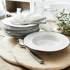 LOBERON Vaisselle|Vaisselle*Lot de 6 assiettes creuses Biarré