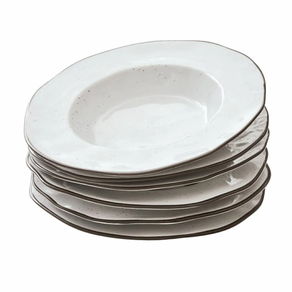 LOBERON Vaisselle|Vaisselle*Lot de 6 assiettes creuses Biarré