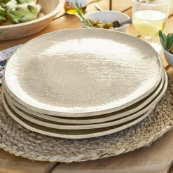 LOBERON Vaisselle|Vaisselle*Lot de 4 assiettes Luganville