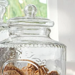 LOBERON Boîtes Et Cloches En Verre|Boîtes Et Cloches En Verre*Lot de 2 bonbonnières en verre Elvanto