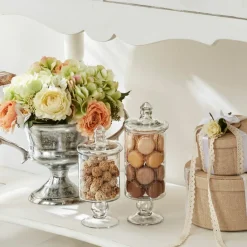 LOBERON Boîtes Et Cloches En Verre|Boîtes Et Cloches En Verre*Lot de 2 bonbonnières Suzie