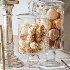 LOBERON Boîtes Et Cloches En Verre|Boîtes Et Cloches En Verre*Lot de 2 bonbonnières Suzie