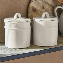 LOBERON Boîtes Et Cloches En Verre|Boîtes Et Cloches En Verre*Lot de 2 boîtes à provisions Civelox