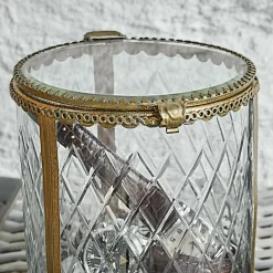 LOBERON Pots|Rangements*Lot de 2 boîtes en verre Svelteque