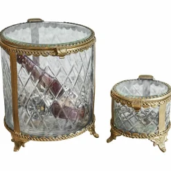 LOBERON Pots|Rangements*Lot de 2 boîtes en verre Svelteque