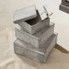 LOBERON Caisses Et Paniers|Rangements*Lot de 3 boîtes Kélisandre