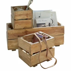 LOBERON Caisses Et Paniers|Rangements*Lot de 3 boîtes Madina