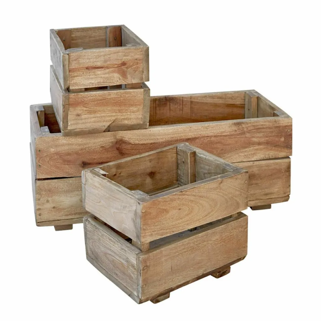 LOBERON Caisses Et Paniers|Rangements*Lot de 3 boîtes Madina
