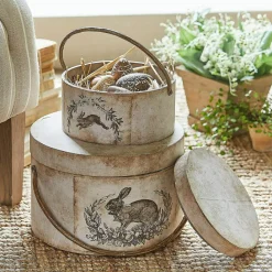 LOBERON Caisses Et Paniers*Lot de 2 boîtes Roxelle