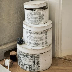 LOBERON Caisses Et Paniers|Emballages Cadeaux*Lot de 3 boîtes Willma