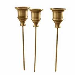 LOBERON Bougeoirs|Porte-Bougies*Lot de 3 bougeoirs à piquer Lalley