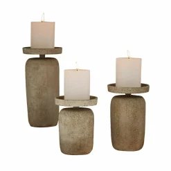 LOBERON Bougeoirs|Porte-Bougies*Lot de 3 bougeoirs Amsley