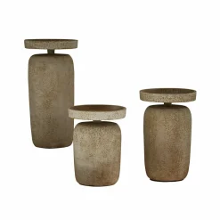 LOBERON Bougeoirs|Porte-Bougies*Lot de 3 bougeoirs Amsley
