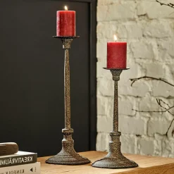 LOBERON Bougeoirs|Porte-Bougies*Lot de 2 bougeoirs Avarin