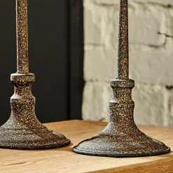 LOBERON Bougeoirs|Porte-Bougies*Lot de 2 bougeoirs Avarin