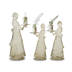 LOBERON Bougeoirs|Porte-Bougies*Lot de 3 bougeoirs Chanler