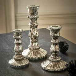 LOBERON Décorations De Table De Noël|Photophores, Chandeliers Et Lanternes*Lot de 3 bougeoirs Favalina