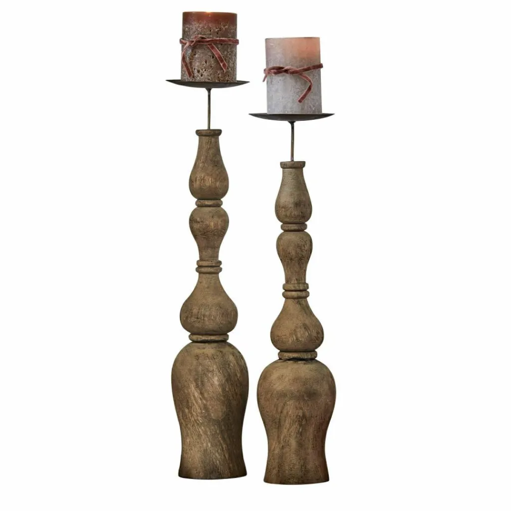 LOBERON Bougeoirs|Porte-Bougies*Lot de 2 bougeoirs Fleuries-sur-Marne