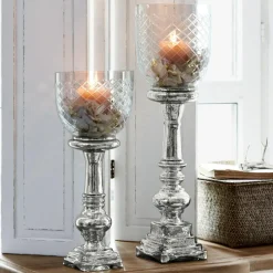 LOBERON Bougeoirs|Porte-Bougies*Lot de 2 bougeoirs Layci